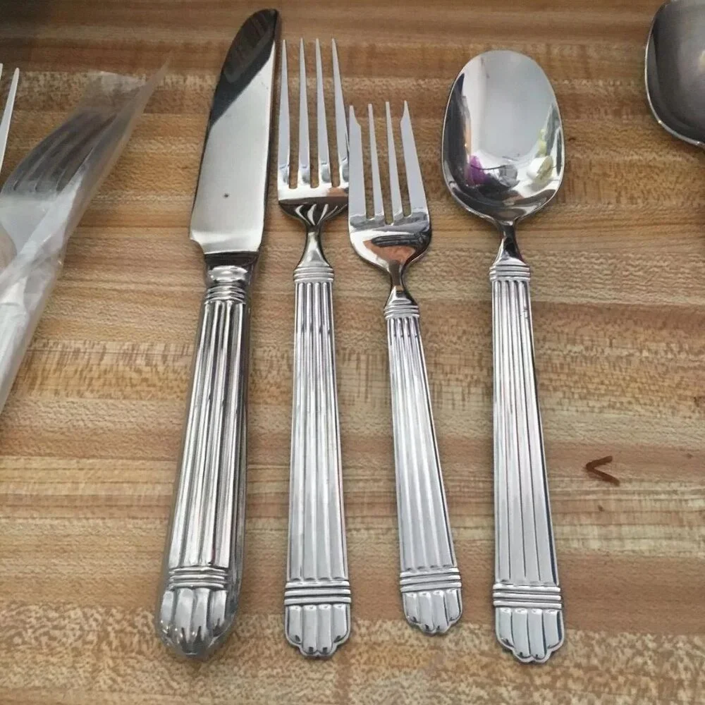 Retroneu Esprit Stainless Steel Dinner Fork ONLY